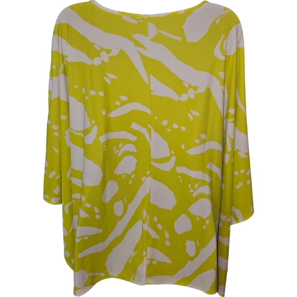 NWT Alfani Jagged Animal Printed Poncho - Picture 3 of 4